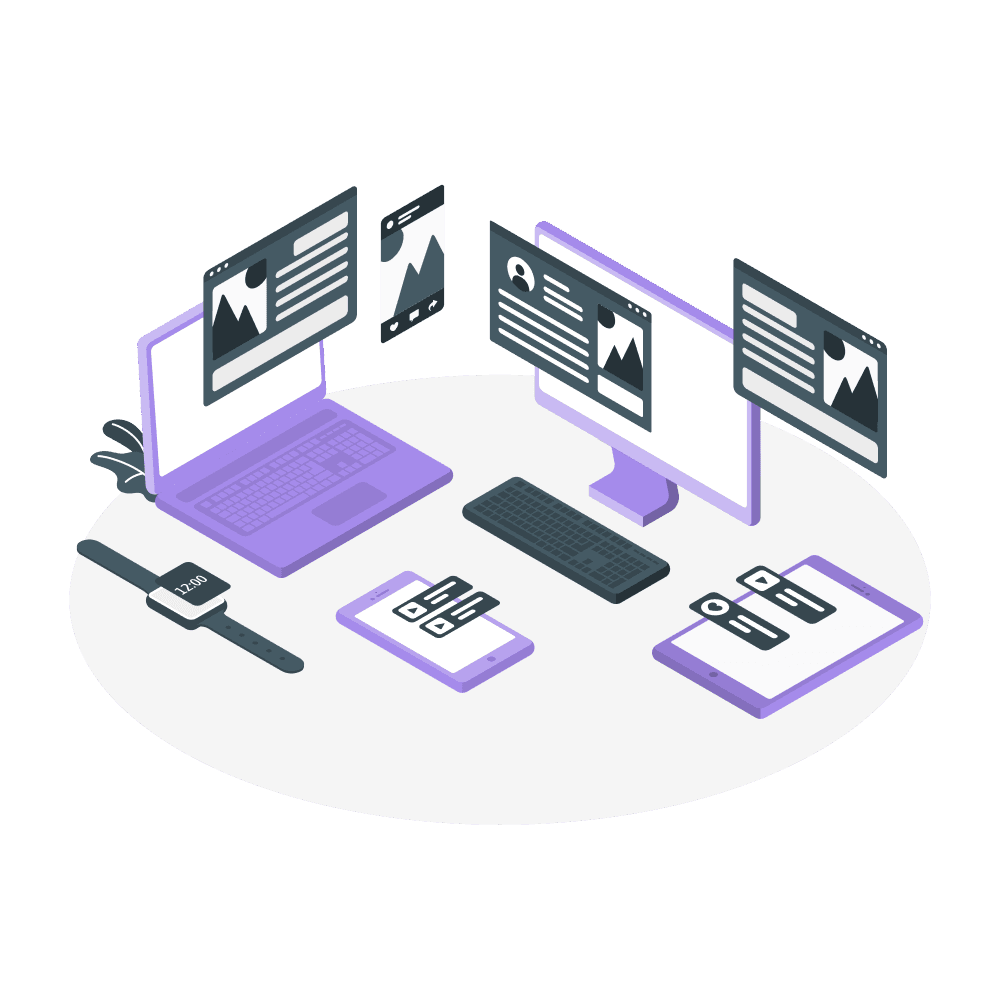 Cross-platform devices illustration